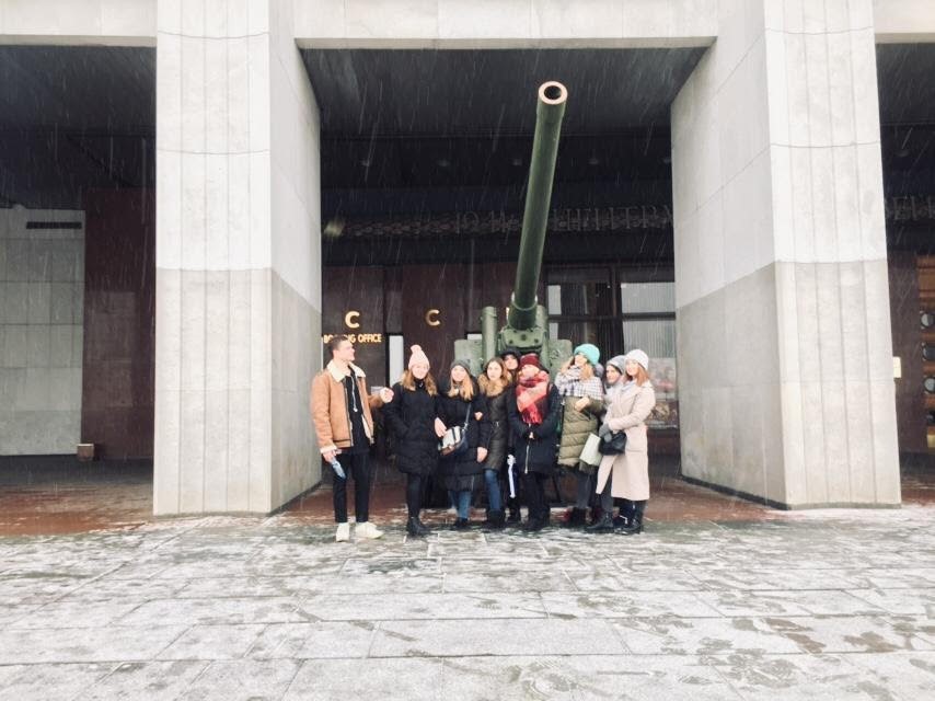 Посещение студентами колледжа музея Великой Отечественной войны