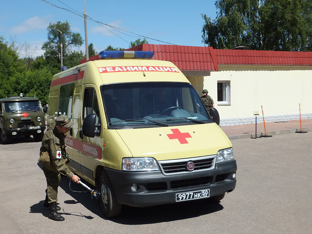 Организация работы военного госпиталя в условиях массового поступления раненых и пораженных